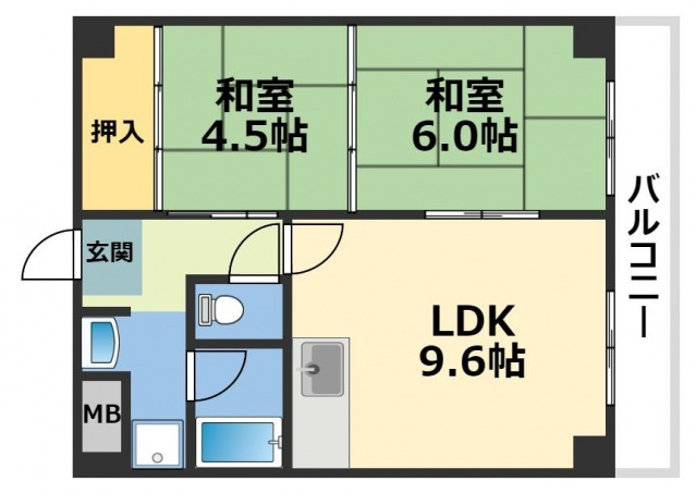 タルミハイツの間取り