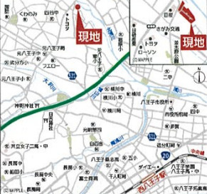 祝成約　八王子市　泉町　新築戸建て　２６期の地図|～仲介手数料無料☆八王子ひなた不動産～八王子市泉町　新築戸建て