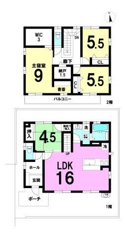 磐田市池田の間取り|4LDKです。