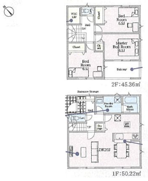 『八王子市新築戸建て』八王子市泉町1911-32【仲介手数料無料】　２６期の間取り|～仲介手数料無料☆八王子ひなた不動産～八王子市泉町　新築戸建て