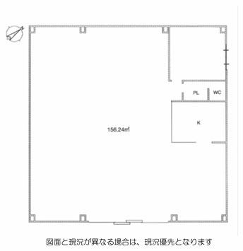 相模原市中央区横山２丁目の倉庫の間取り
