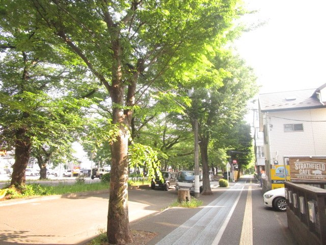 相模原市中央区横山２丁目の倉庫の周辺
