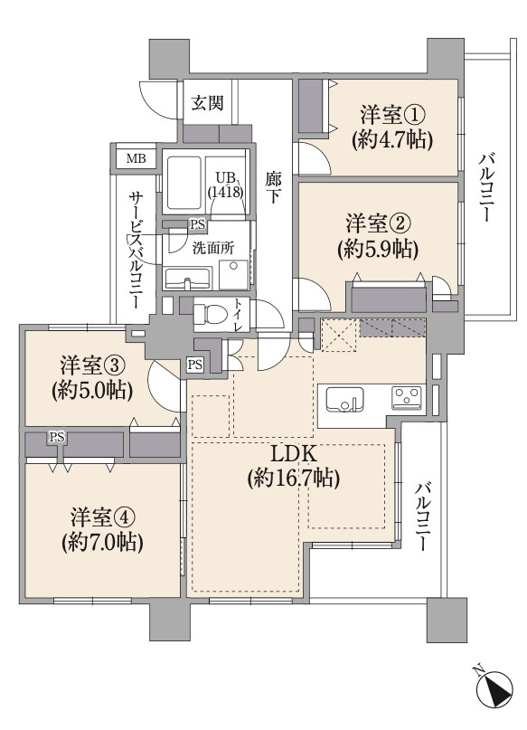★仲介手数料無料★ヴィルヌーブタワー横浜・関内
