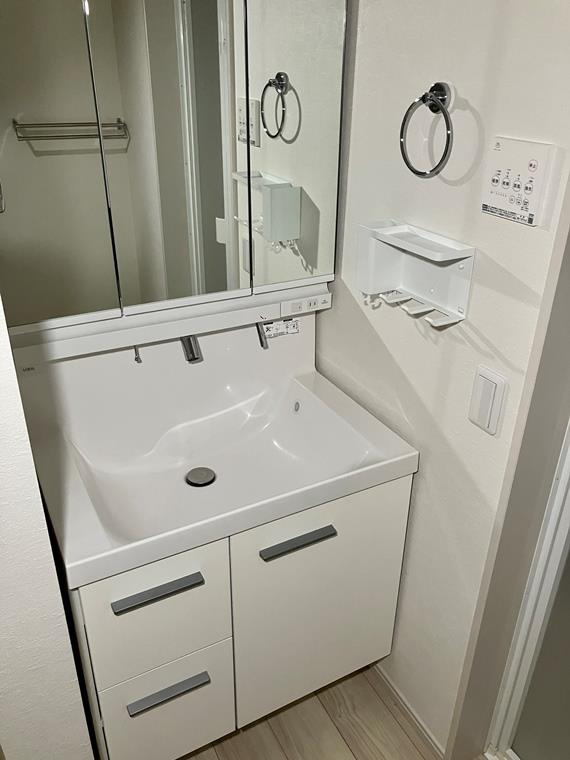 早稲田戸建の洗面所