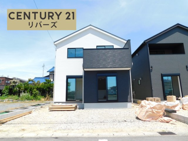 愛西市須依町大正の新築一戸建の外観|☆１号棟☆　　いつでもご案内致します！（お問合せ当日、平日、水曜、夜間でもＯＫ）　南向き！　敷地４３．６３坪！　駐車並列３台ＯＫ！　長期優良住宅！　断熱等級６・一種換気の家♪　２階全室ＷＩＣ完備！