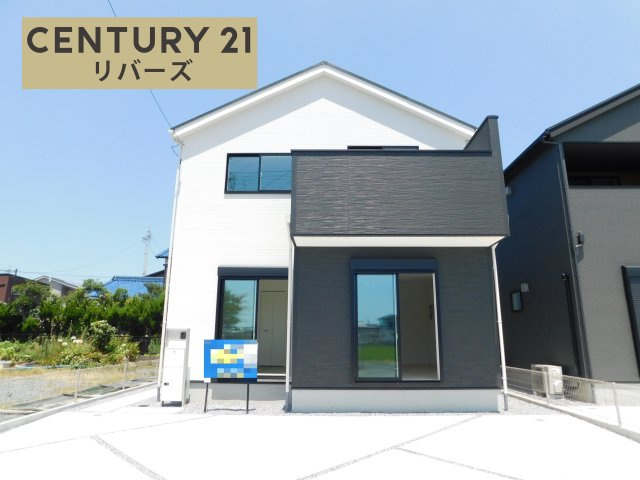 愛西市須依町大正の新築一戸建の外観|☆ラスト１棟☆　新価格！いつでもご案内致します！（お問合せ当日、平日、水曜、夜間でもＯＫ）　南向き！　敷地４３．６３坪！　駐車並列３台ＯＫ　長期優良住宅　断熱等級６・一種換気の家♪　２階全室ＷＩＣ完備