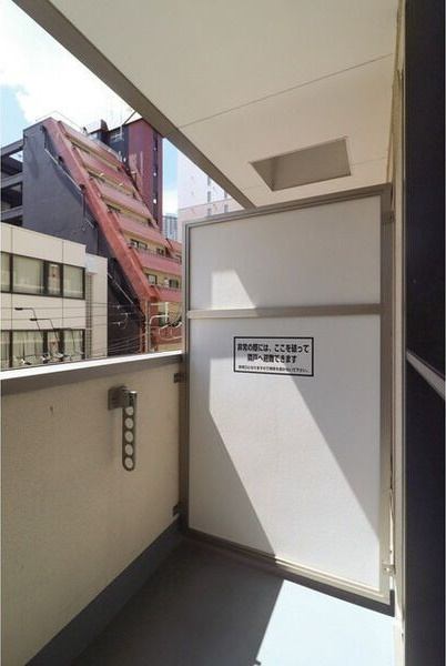 みおつくし江戸堀のバルコニー