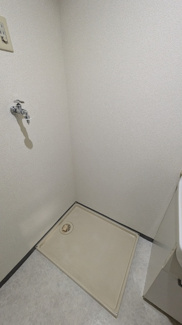 防水パン付室内洗濯機置場☆