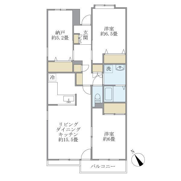 ＩＳＭ南柏の間取り