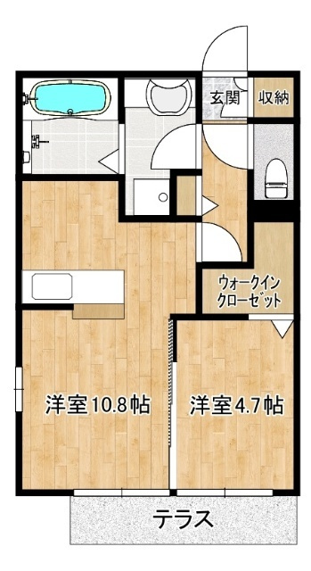 スプランディードシンフォニーＡ棟の間取り