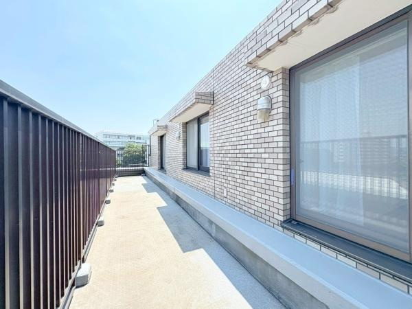 鶴見西パークホームズのバルコニー