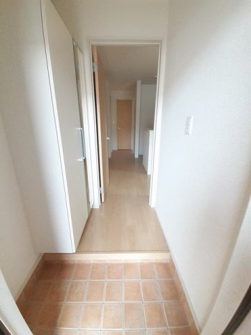 リーフ桜の玄関