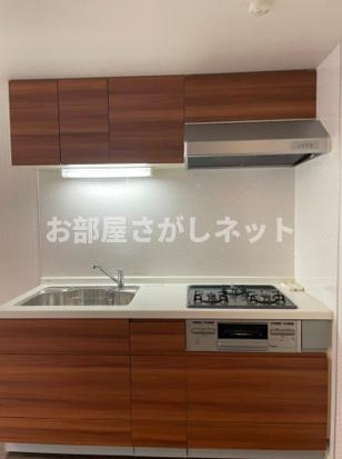 台東区谷中２丁目のアパートのキッチン