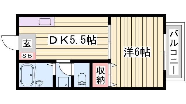 ロイヤルハイツⅡの間取り