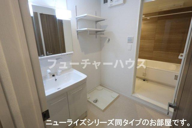 グレイス　フォレスト　エムズの洗面所|コンパクトで使いやすい洗面所
