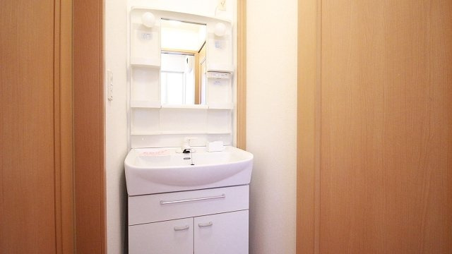 メゾン・パルテールＥの洗面所|広い洗面スペース