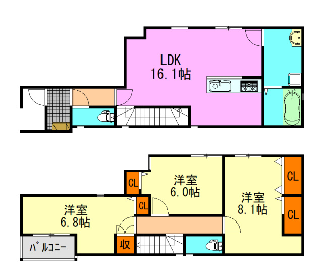 【間取り】 | Kolet大森台