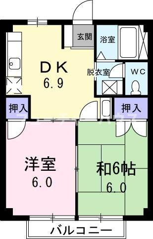 ニューシティサワハタの間取り