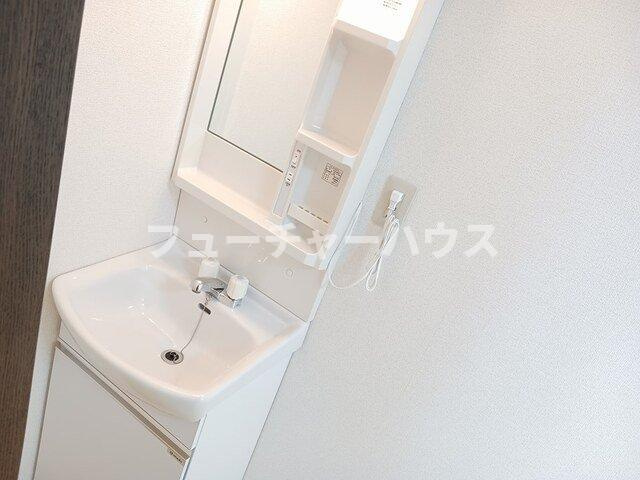 シャトーフジの洗面所|コンパクトで使いやすい洗面所
