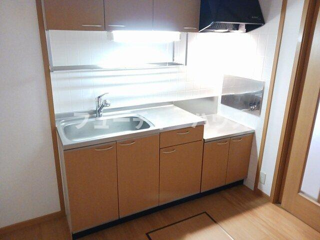 白蔵ⅢＡのキッチン|コンパクトなキッチンで掃除もラクラク