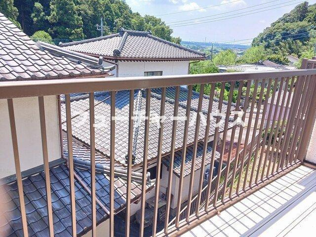 コーポ原の内のバルコニー|広々としたバルコニーです