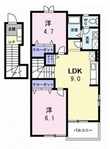 コスモハイツの間取り