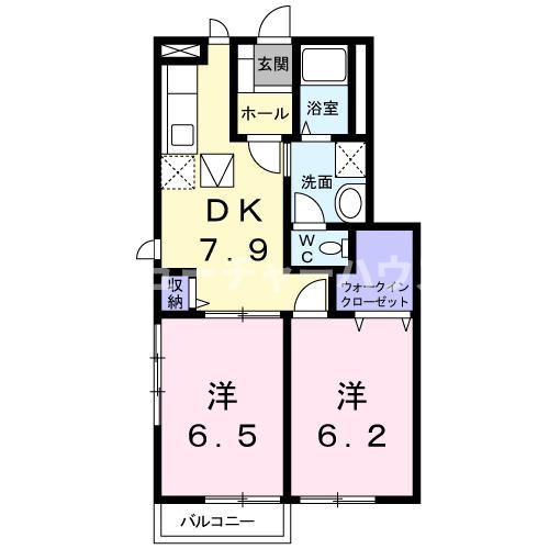 サンセールＢの間取り