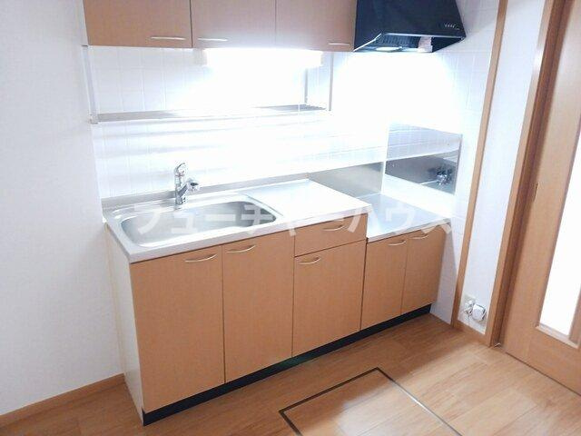 サンパティークＢのキッチン|使いやすいキッチンです