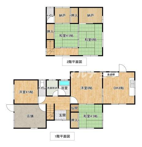 東山一丁目戸建ての間取り