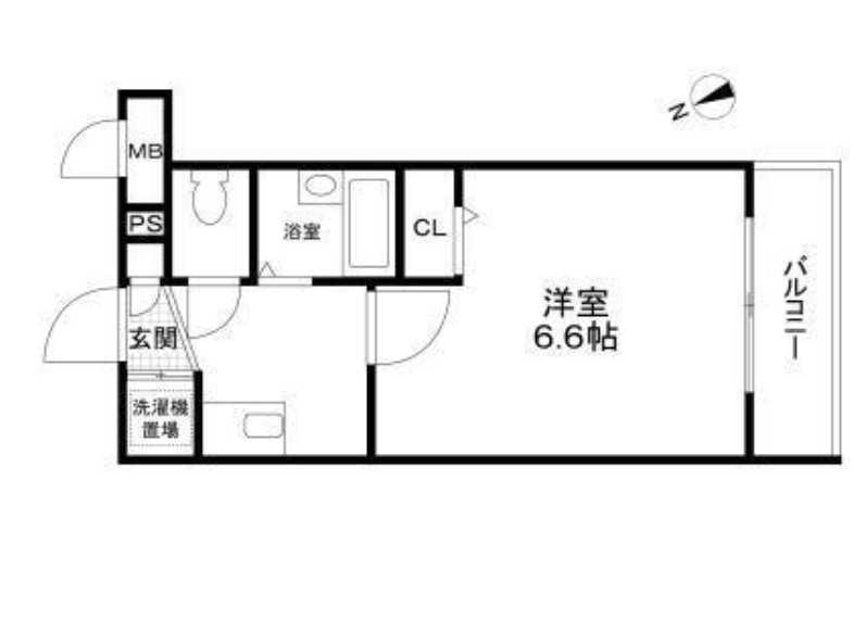 サンテミリオン目黒東山弐番館　駅近　最上階　南向きの間取り