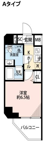 プレール・ドゥーク横濱子安の間取り