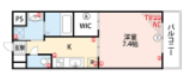 Aletta合川町の間取り