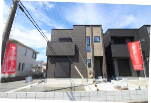 南国市大そね甲　4号棟　新築戸建（全5区画）の外観|4号棟　土地面積　166.95㎡（約50.50坪）