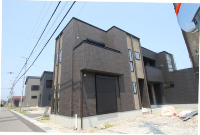 大そねⅥ　4号棟　新築戸建（全5区画）の外観|4号棟　土地面積　166.95㎡（約50.50坪）