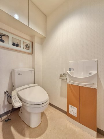 ブライトタウン上島A棟のトイレ|トイレも状態がすごく良好です。しっかりと手洗いが付いているのも嬉しいですね♪