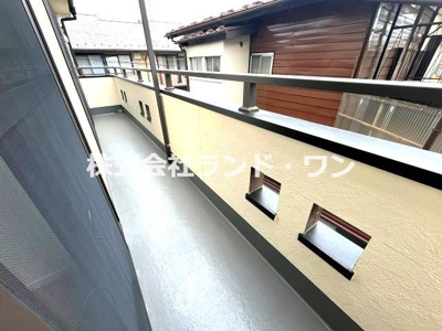 【バルコニー】 | 所沢市荒幡 | 南東向きで陽当たり良好です