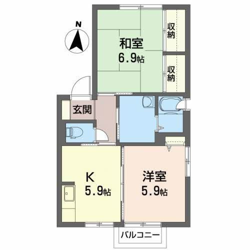 バローダＭの間取り