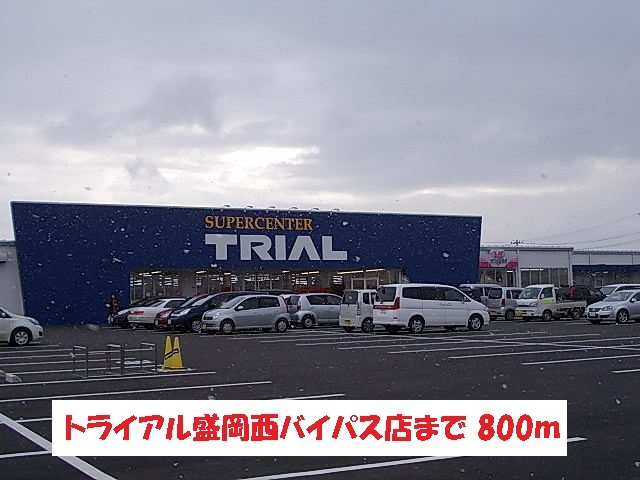 エルミタージュ　竹Ⅱの周辺|トライアル盛岡西バイパス店まで800m
