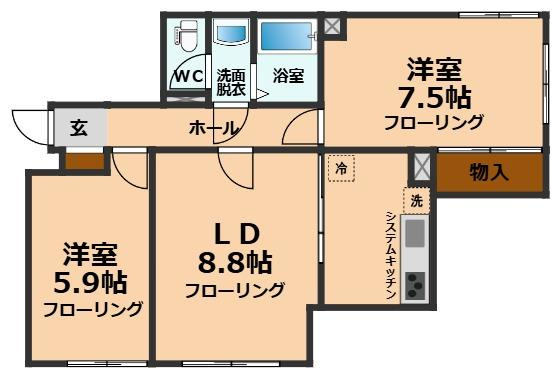 【間取り】 | ガーデンハウス浜田山