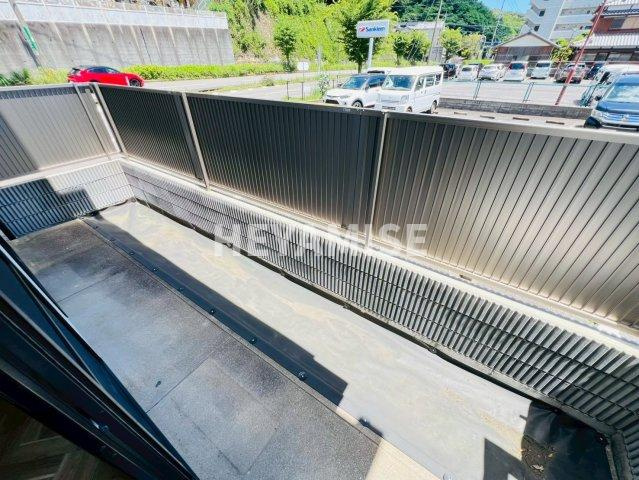 ディアス藤下C棟のバルコニー