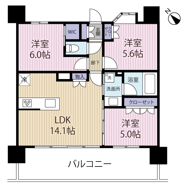 2LDKの間取りです★