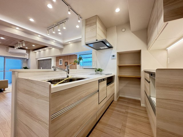 ジョイフル門前仲町第1　２階　角部屋　リフォーム済のキッチン