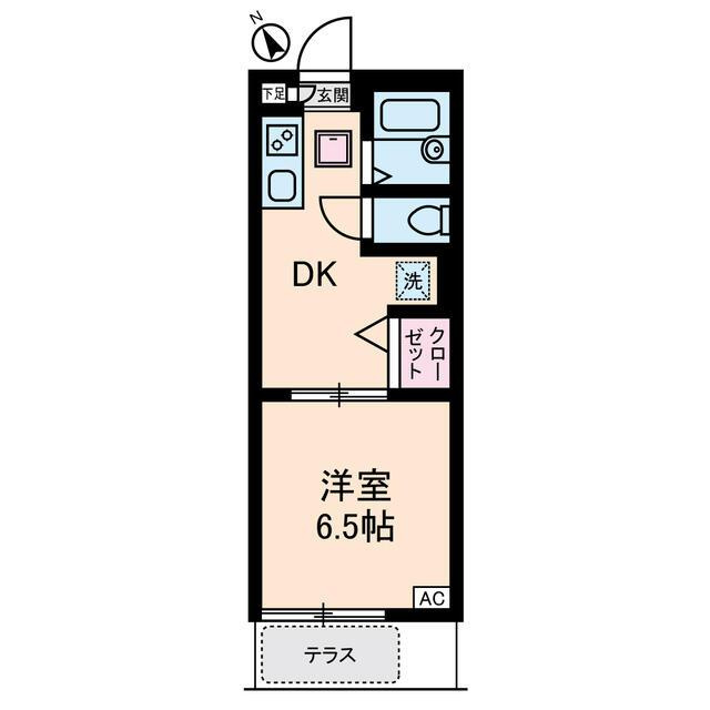 ベルテ中目黒の間取り