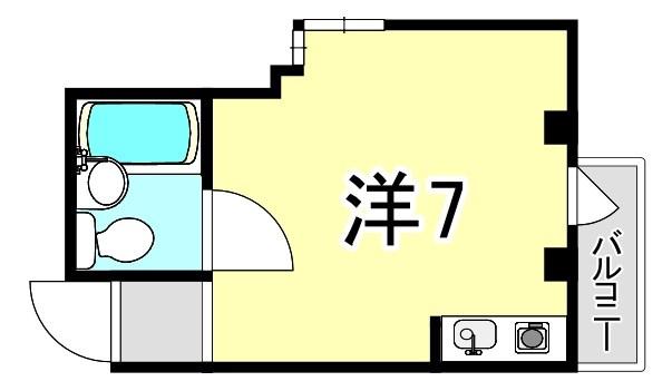 シャトー甲陽の間取り