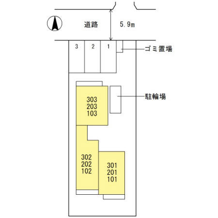 アロッジオヒカリ大手町の地図