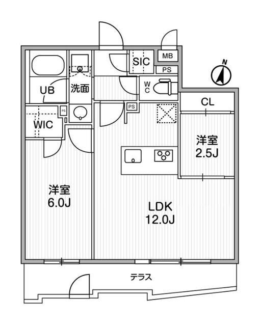 ルネサンスコート学芸大学の間取り