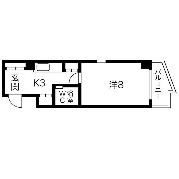 レジデンスナガサワの間取り
