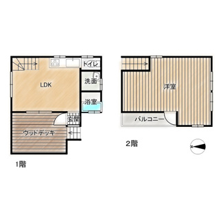 【間取り】 | 宍粟市一宮町東河内　戸建て1