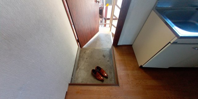第2小泉荘の玄関