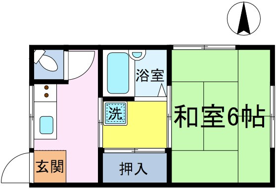 第2小泉荘の間取り